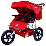 Tike Tech ATX Double Jogger Stroller- Nordic Red