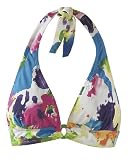 Newport News Watercolor ring-cinched halter top