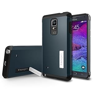 Galaxy Note 4 Case, Tough Armor Case for Note 4 - Retail Packaging - Metal Slate (SGP11140)