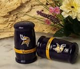 MINNESOTA VIKINGS SALT & PEPPER SHAKERS