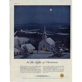 In the Light of Christmas! The spirit of Christmas shines with a special kind of light. In its gentle glow the world becomes a brighter place - kindlier, happier, full of hope and promise! But another light also shines in the modern world - the light of science. Through scientific knowledge many of mankind's long-cherished Christmas hopes are coming true. New ways are being found to safeguard and improve the health of our children, to provide our families with better food, clothing and shelter, to assure greater comfort in everyday living, to dispel fear and promote peace and understanding among people everywhere. ..... 1957 Cyanamid Ad, A5260A. 19571214