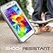 Galaxy S5 Case, SUPCASE [Heavy Duty] [Unicorn Beetle Pro Series] Full-body Rugged Case with Built-In Screen Protector for Samsung Galaxy S5 Case, Dual Layer Design Impact Resistant Bumper (White/Gray)