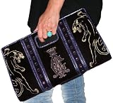 CHRISTIAN AUDIGIER Ed Hardy Raquel Womens Tattoo Panther Clutch Purse Handbag Purple