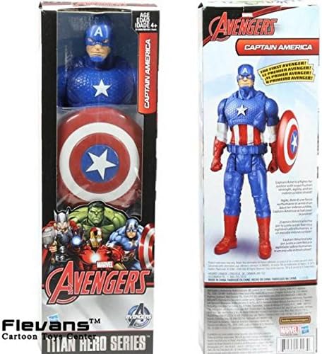 Titan Hero Series Avengers Superheroes Captain America PVC Action Figure Collectible Model Toy 12"