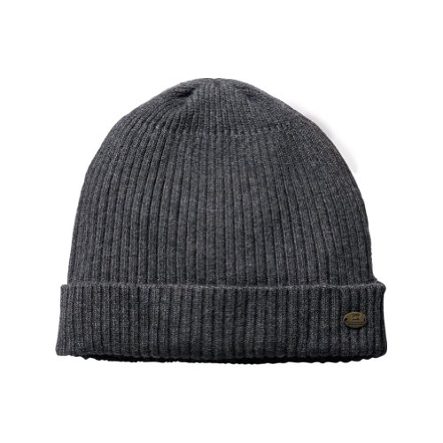 Scotch & Soda - Mens Knit College Beanie - Charcoal Charcoal