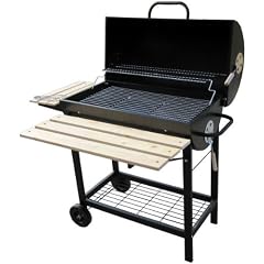 Holzkohle-Grillwagen mit Deckel BBQ Smoker Barbeque Holzkohlegrill
