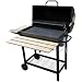 Holzkohle-Grillwagen mit Deckel BBQ Smoker Barbeque Holzkohlegrill