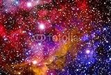 IMAGE OF Wallmonkeys Peel and Stick Wall Decals - Stellar Field with Nebulae - 18