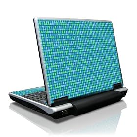 Dots Blue Design Decorative Skin Decal Sticker for Toshiba NB100 Netbook Laptop Computer