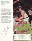 Eric Fernsten Signed 1981 Boston Celtics Yearbook Photo Page - Autographed NBA Magazines