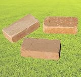 タンブルレンガ ブロック （マロン １個） ヴィンテージ レンガ ブロック（黄色・ベージュ系）
