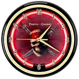 Disney s Pirates of the Caribbean Red Wall Clock
