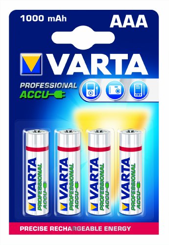 Varta Professional NiMH Akku AAA Micro 1000 mAh 4er Pack günstig Varta Akku