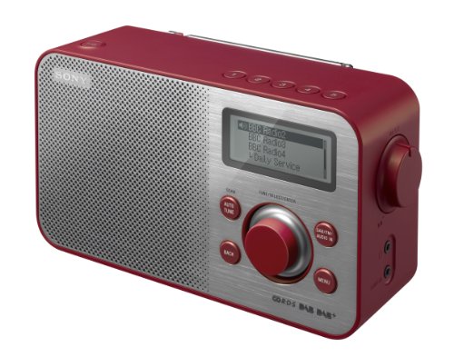 Sony XDRS60 DAB/DAB+/FM Compact Retro Style Digital Radio - Red