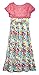 Self Esteem Big Girls Short Sleeve Printed Maxi Dress with Shrug