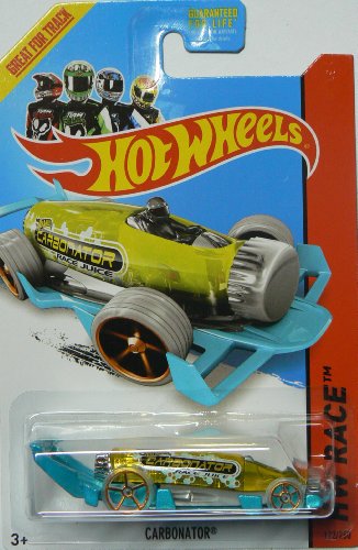 Hot Wheels 2014 X-Raycers Hw Race Yellow Carbonator 172/250