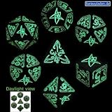 Call Of Cthulhu: Green And Glow-in-the-Dark Dice Set