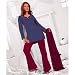 Navy And Maroon Moss Crepe Set (Petite, Tall & Misses Sizes XS-3X)