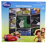 Disney Films Cars und Toy Story Socken – 9 Paare, Groessen: 35-39