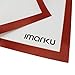 Imarku Silicone Baking Mat Set of 2,Non-Stick,Heat Resistant, Durable Bakeware ,Ideal for Macaron/Pastry/Cookie/Bun/Bread Making – (11 5/8
