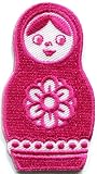 Russian Matryoshka Babushka Babooshka Nesting Doll Applique Iron-on Patch S-314