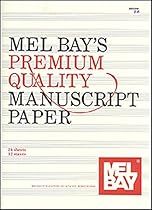 Mel Bay Premium Quality Manuscript Paper: Twelve-Stave