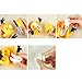 Cute Two Eyes Minions Design Wash Set Toothbrush Holder Automatic Toothpaste Dispenser with Brush Cup (Yellow)