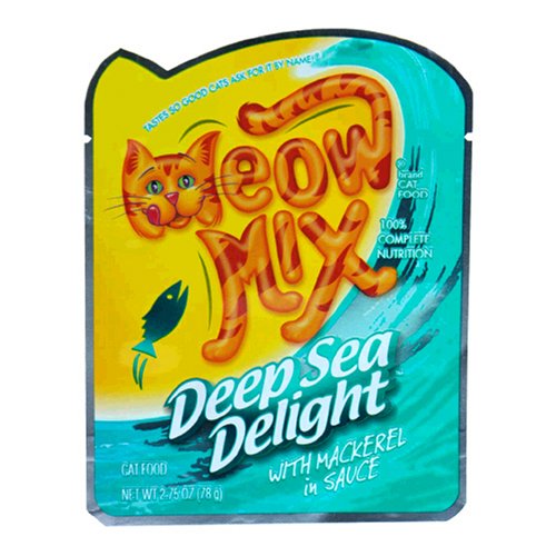 Meow Mix Wet Deep Sea Delight, 2.75-Ounce Units