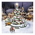Illuminated Winter Village Accessory Figurine: Christmas Tree, Oh Christmas Tree by Hawthorne Village