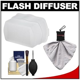 Precision Design PD-FD430 Bounce Flash Diffuser + Accessory Kit for Canon Speedlite 430EX & 430EX II