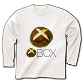 【しいたけマニア必須！】しいたけボタンシリーズ　シイタケBOX大しいたけ（前面のみ） 長袖Tシャツ( M