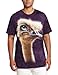 The Mountain Men's Ostrich Totem, Purple, X-Large