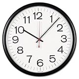 Universal Products - Universal - Indoor/Outdoor Clock, 13-1/2in, Black - Sold As 1 Each - Shatter- and weather-resistant case, lens and dial. - Built to handle elements of nature. - Energy-efficient.