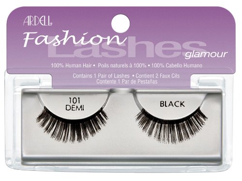 Ardell Fashion Lashes, 101 Demi Black, 1 Pair (Pack of 3)