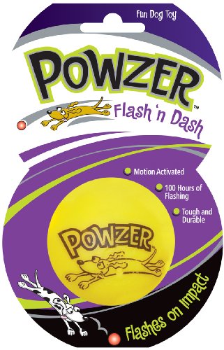 Powzer Flash n’ Dash Ball Interactive Dog Toy