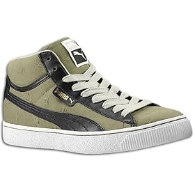 PUMA SUEDE MID LINEN Men Green Athletic