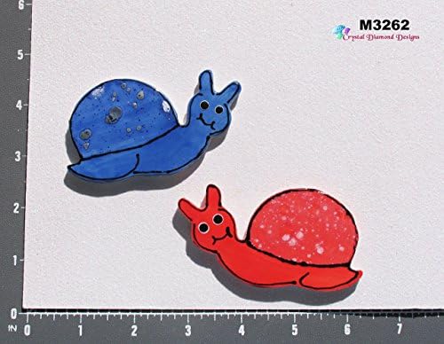 SNAILS - HANDMADE CERAMIC TILES FOR USE in your MOSAIC DESIGNS M3262