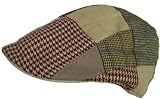 Christys' Crown Lil Nicky Patchwork Ivy Scally Cap Cotton Flat Hat Limited Edition Christy's