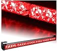 27" Emergency Warning Traffic Advisor Vehicle Strobe Light Bar - Red