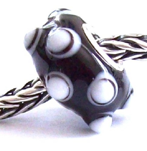 Melina World Jewellery - 10081 - Murano Glass Bead with a Solid Sterling Silver 925 Core - Handmade - Designed in Greece - Fits chains from Biago, Chamilia, Pandora & Trollbeads