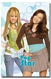 Hannah Montana Poster ~ Miley Cyrus Poster ~ Secret Pop Star ~ Exclusive Disney TV Merch ~ 22x34