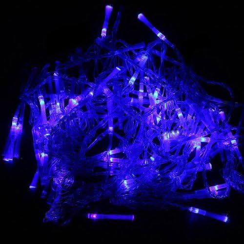 Promise 8-mode 100-LED String Lamp Light 10m for Christmas Halloween Wedding Blue