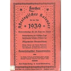 Lorcher Astrologischer Kalender f�r das Jahr 1937