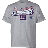 Reebok New York Giants 2007 NFC Conference Champions Locker Room T-Shirt