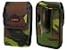 Green And Black Camouflauge Heavy Duty Military Grade Case Pouch With Belt Clip For Samsung Blackjack 2, I617, I607 Blackjack / Motorola Q, Q9h, Q9c, Q9m / Rim Blackberry 8800, 8820, 8830