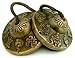 Tingsha Tibetan Bell (Chimes) Buddhist Lucky Symbols (Medium)