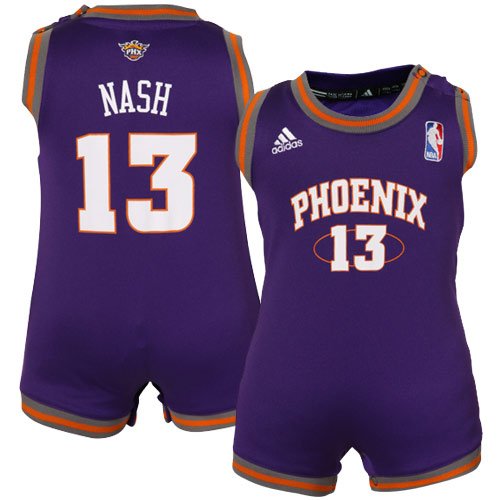 NBA Infant Phoenix Suns Steve Nash Onesie Road Jersey - R22Usvve (Purple, 24 Months)