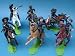 Mexican Outlaw Hero Pancho Villa Rides Again! Beautiful 6 Piece Collectors Set, Hand Painted 54mm Toy Soldiers and Playset Figures