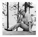 Historic Print (L): [Truman Capote, 1924- , half-length portrait seated, one foot on ...