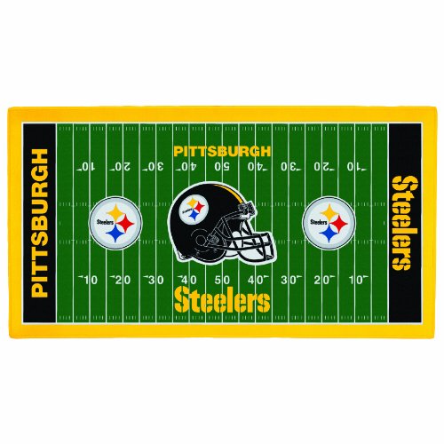 NFL Pittsburgh Steelers 28 x 52-Inch Floor Mat